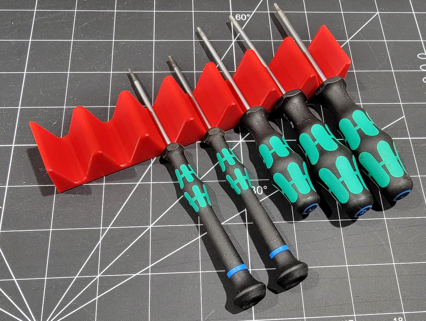 Magnetic Screwdriver Organizer – Modular Toolbox Organization