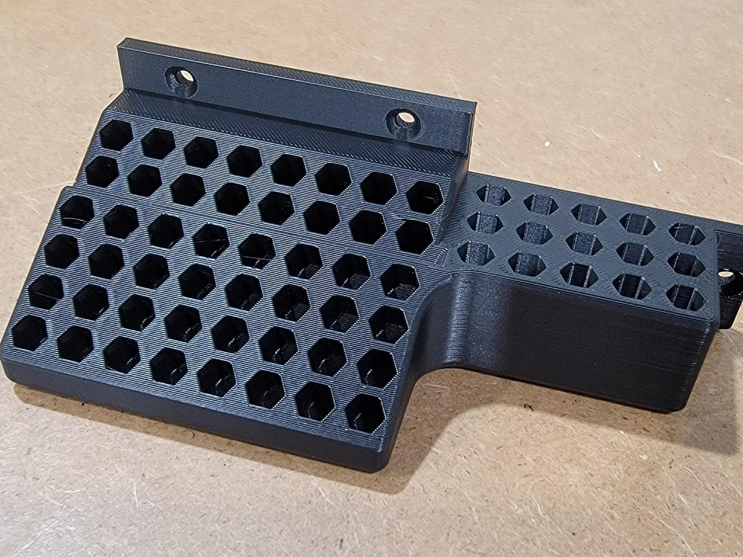 Screwdriver Hex Bit Storage - Wall mountable - Holds 60+ bits!