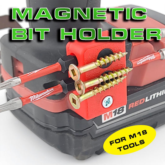 Milwaukee M18 Magnetic Bit Holder: Keeps bits and screws at your fingertips!