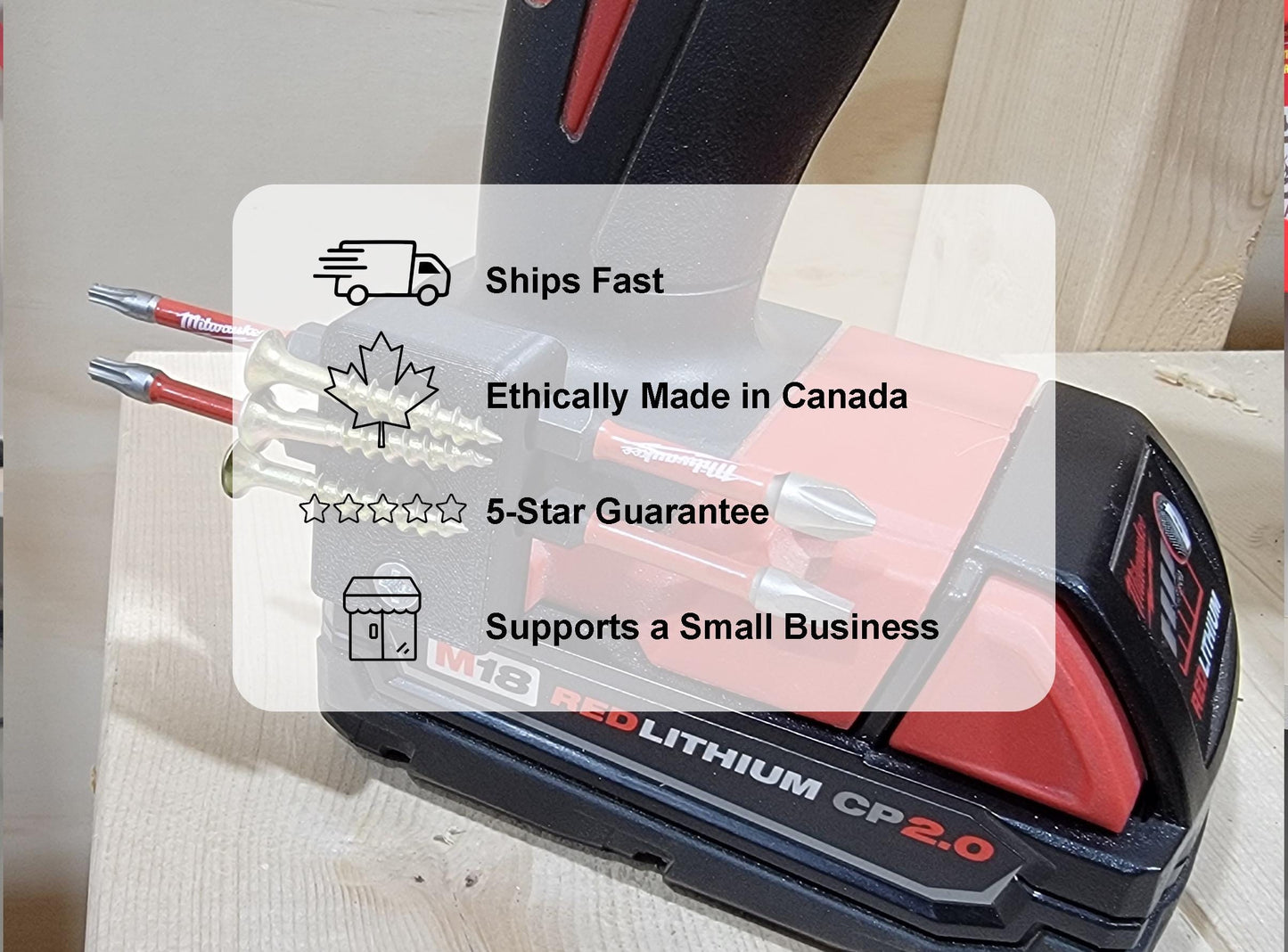 Milwaukee M18 Magnetic Bit Holder: Keeps bits and screws at your fingertips!