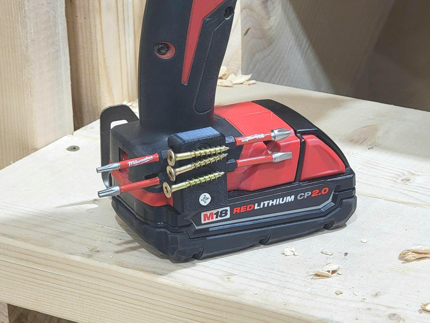 Milwaukee M18 Magnetic Bit Holder: Keeps bits and screws at your fingertips!