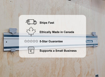 Track Saw Wall Mount –  For Festool, Milwaukee, Makita, DeWalt & More