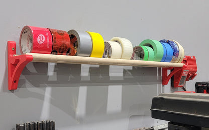 Tape Storage Rack Wall Mounted - Organize your tape rolls!
