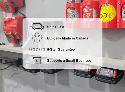 Milwaukee M18 Battery Holder - 3-pack