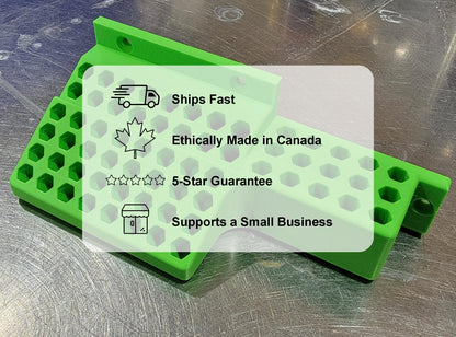 Screwdriver Hex Bit Storage - Wall mountable - Holds 60+ bits!