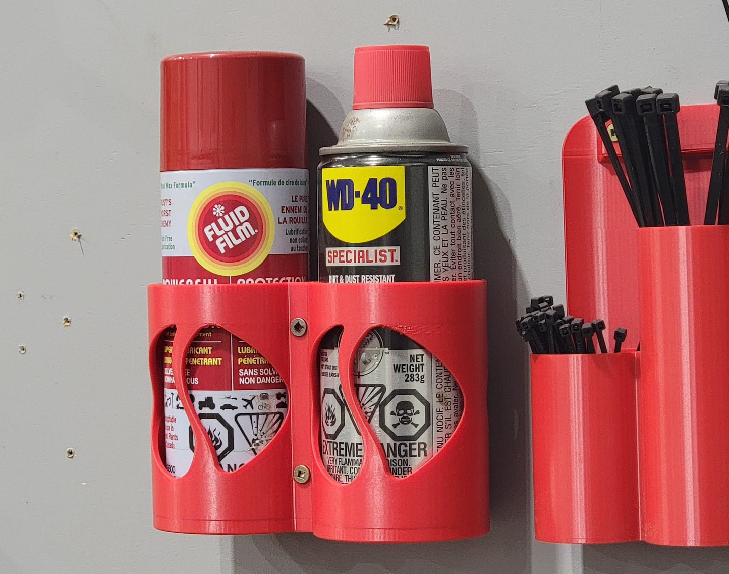 Aerosol Spray Can Holder - Wall Mount
