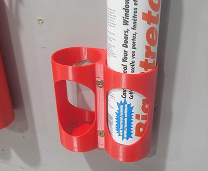 Caulk Tube Holder: 2-Tube Organizer for Workshop, Van, Jobsite