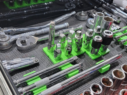 Magnetic Socket Extension Organizers 12-pack! - Modular Toolbox Organizer