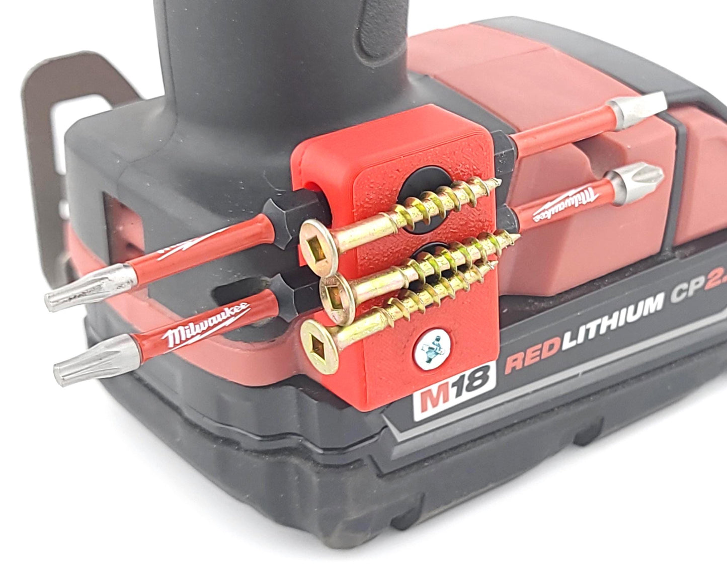 Milwaukee M18 Magnetic Bit Holder: Keeps bits and screws at your fingertips!