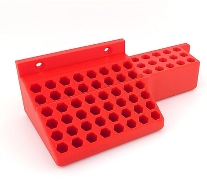 Screwdriver Hex Bit Storage - Wall mountable - Holds 60+ bits!