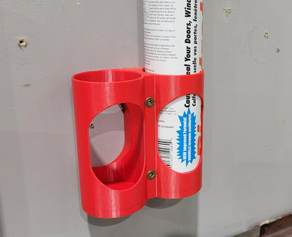 Caulk Tube Holder: 2-Tube Organizer for Workshop, Van, Jobsite