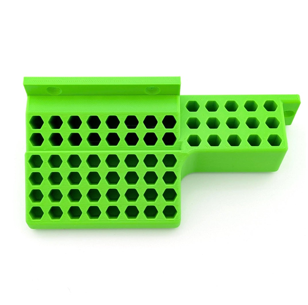 Screwdriver Hex Bit Storage - Wall mountable - Holds 60+ bits!