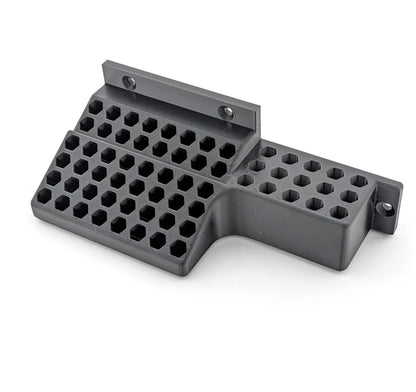 Screwdriver Hex Bit Storage - Wall mountable - Holds 60+ bits!