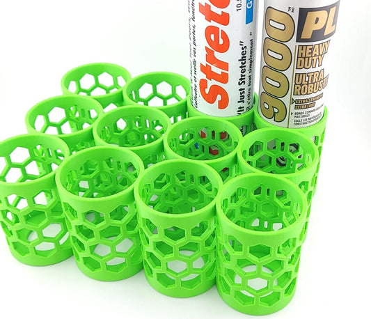 Caulk Tube Holder: 12-Tube Organizer