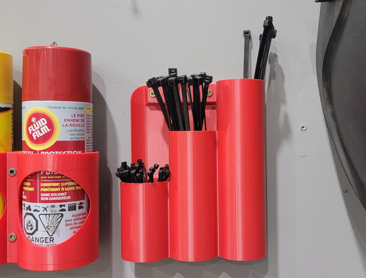 Zip Tie Holder - Magnetic or Wall Mount  - For Toolbox, Garage, Workshop and Craft Space.