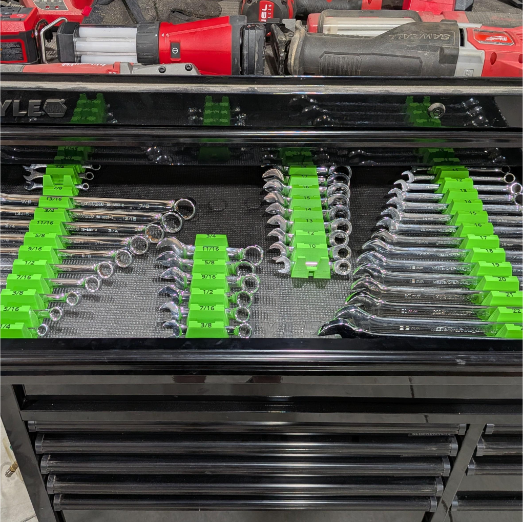 Wrench Modular Magnetic Organizers - SAE or Metric