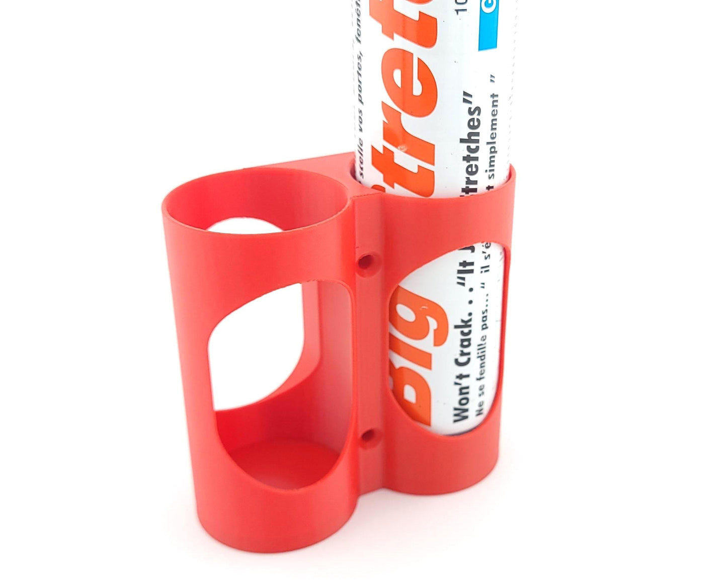 Caulk Tube Holder: 2-Tube Organizer for Workshop, Van, Jobsite