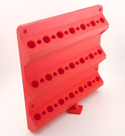 Wall Mounted Router Bit Holder – Organizes Router Bits, Rotary Burrs and Rasps