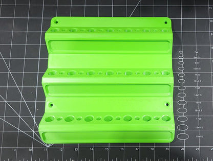 Wall Mounted Router Bit Holder – Organizes Router Bits, Rotary Burrs and Rasps