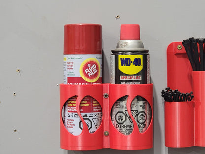 Aerosol Spray Can Holder - Wall Mount