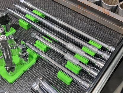 Magnetic Socket Extension Organizers 12-pack! - Modular Toolbox Organizer