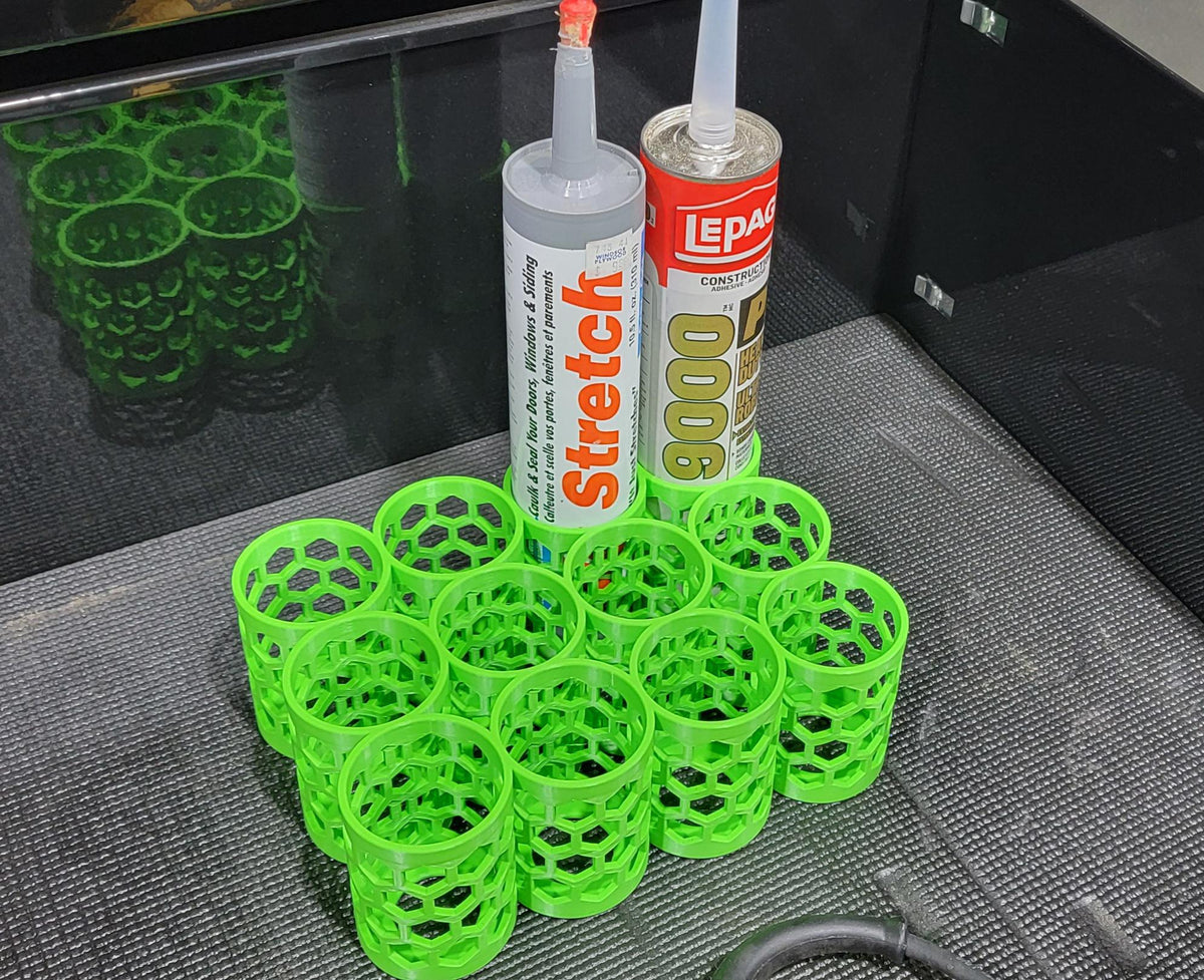 Caulk Tube Holder: 12-Tube Organizer