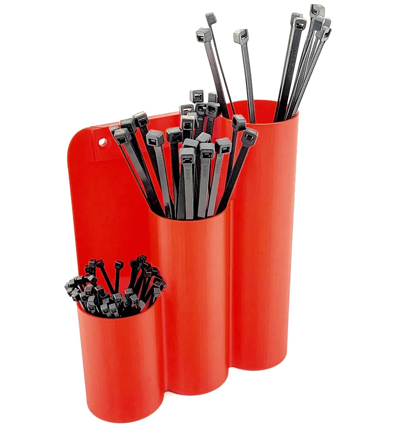 Zip Tie Holder - Magnetic or Wall Mount  - For Toolbox, Garage, Workshop and Craft Space.